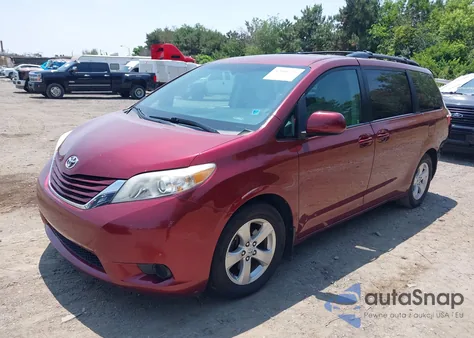 2016 Toyota Sienna Le 7 Passenger/Le 8 Passenger из США, поврежденный, VIN 5TDKK3DC5GS743477